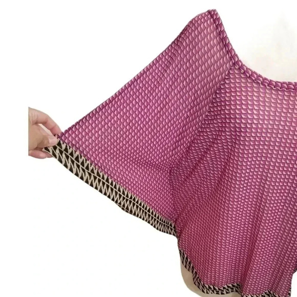 {The Limited} Butterfly Wing Sleeves Print Blouse - Picture 5 of 10